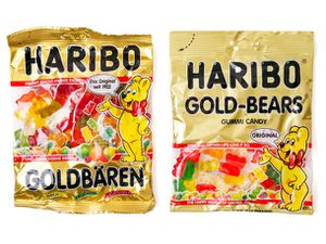 两袋Haribo Gummy bears