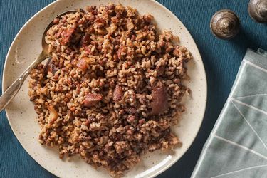 A plate of Hoppin' John