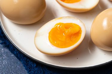 Soft boiled eggs for ramen