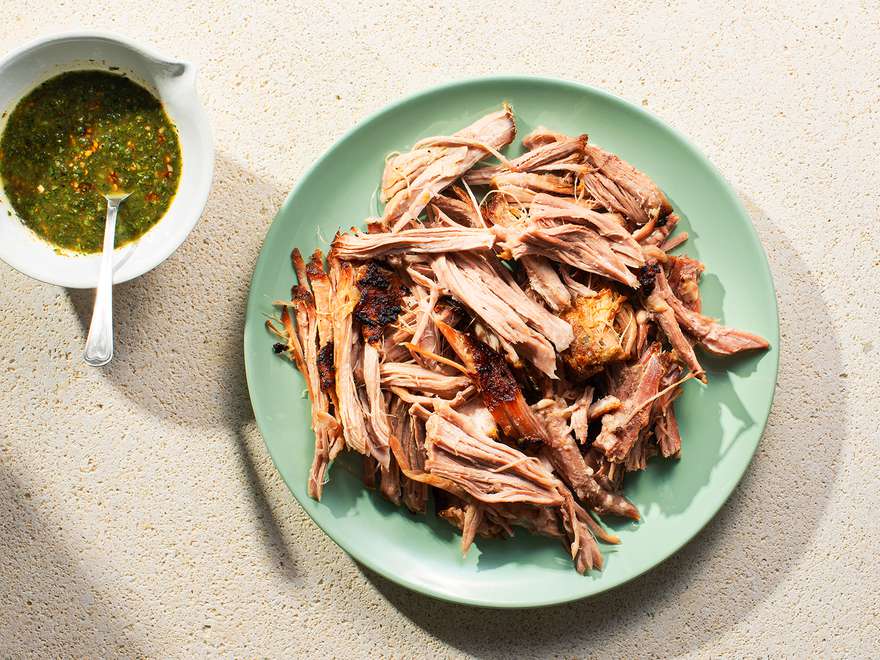 Cuban-Style Roast Pork Shoulder With Mojo