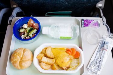 飞机上的食物