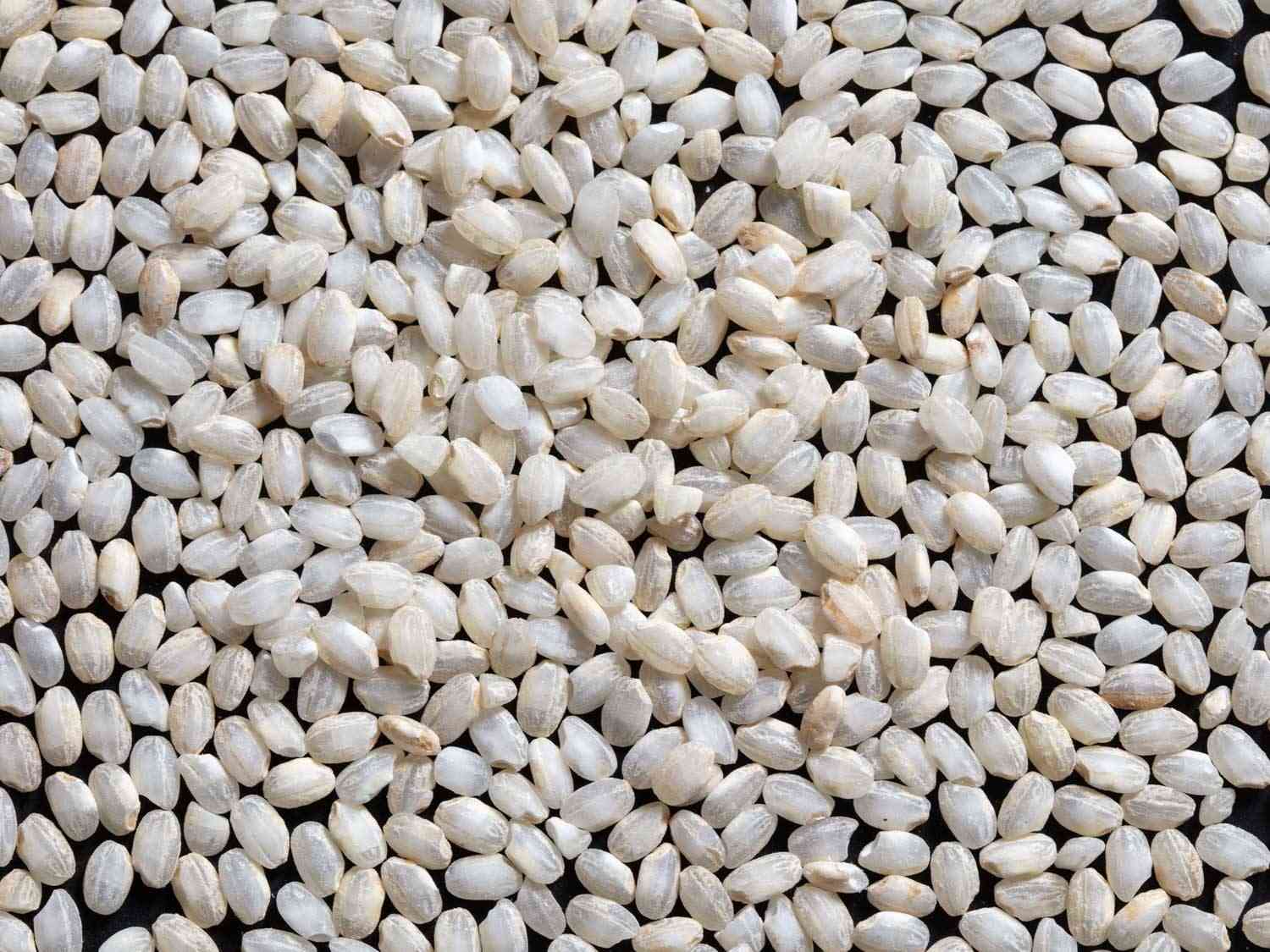 Macro view of calaspara rice