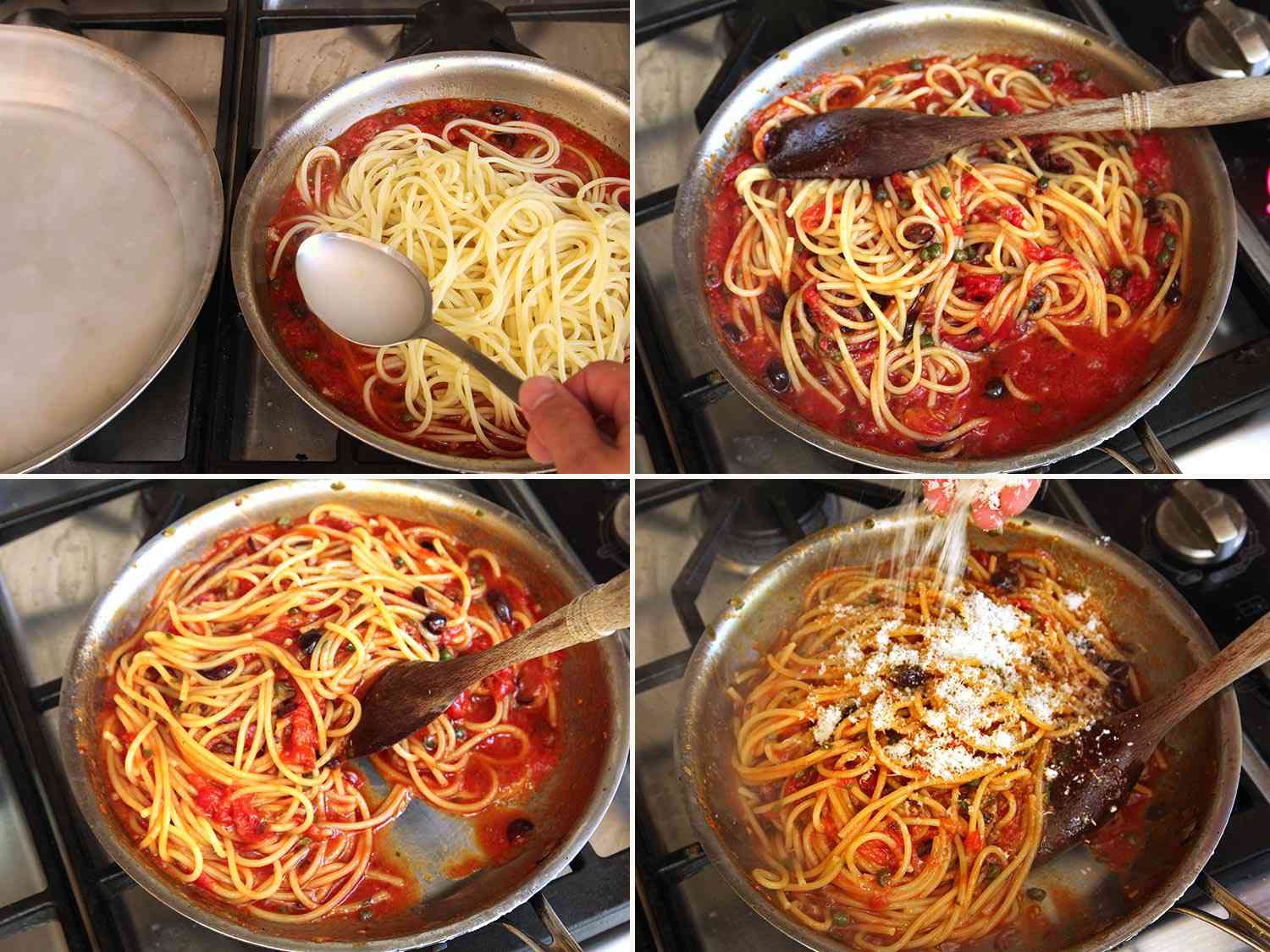 照片显示，玛布和意大利面在意大利干酪和奶酪上。