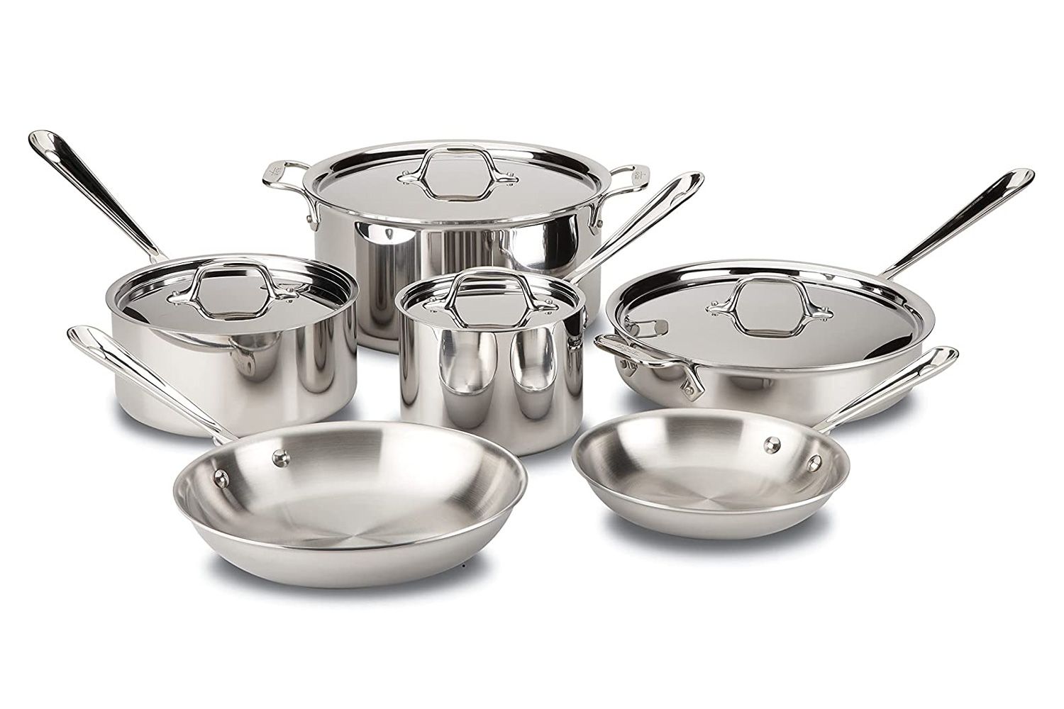 All-Clad D3 Stainless 3-ply Bonded Cookware Set