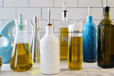 Multiple Olive Oil Dispenser Bottles