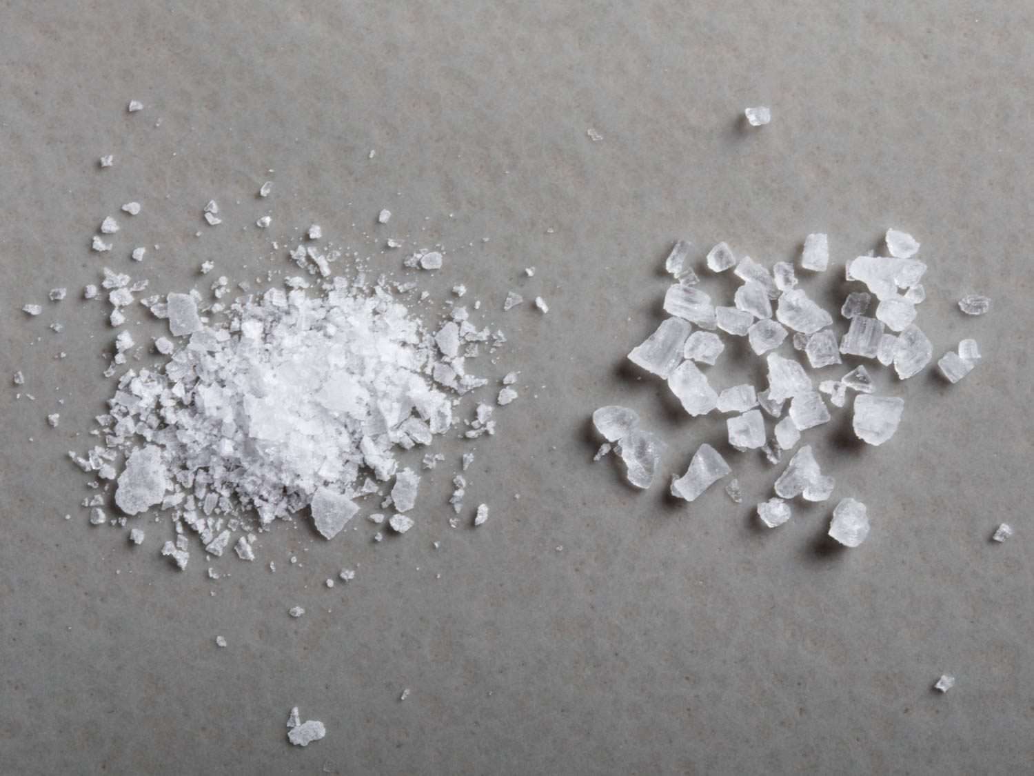 Diamont Crystal kosher salt compared to another brand