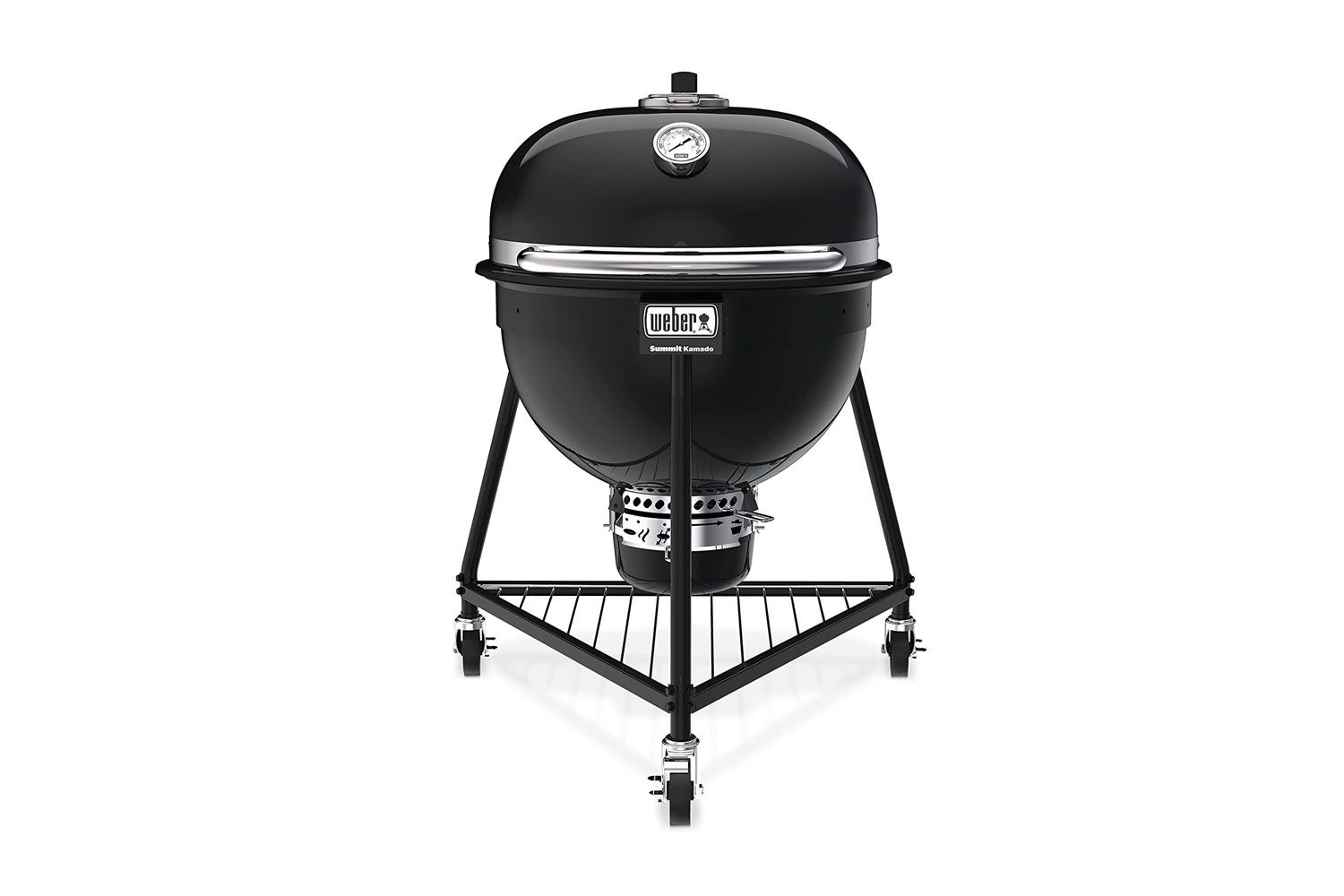 Weber 18201001 Summit Kamado E6 Charcoal Grill, Black