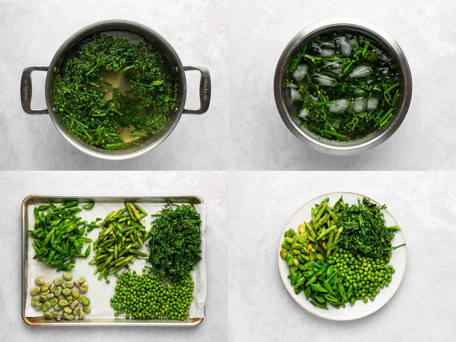 用沸水烫蔬菜，用冰浴烫蔬菜，用托盘烫蔬菜，用盘子烫蔬菜gydF4y2Ba