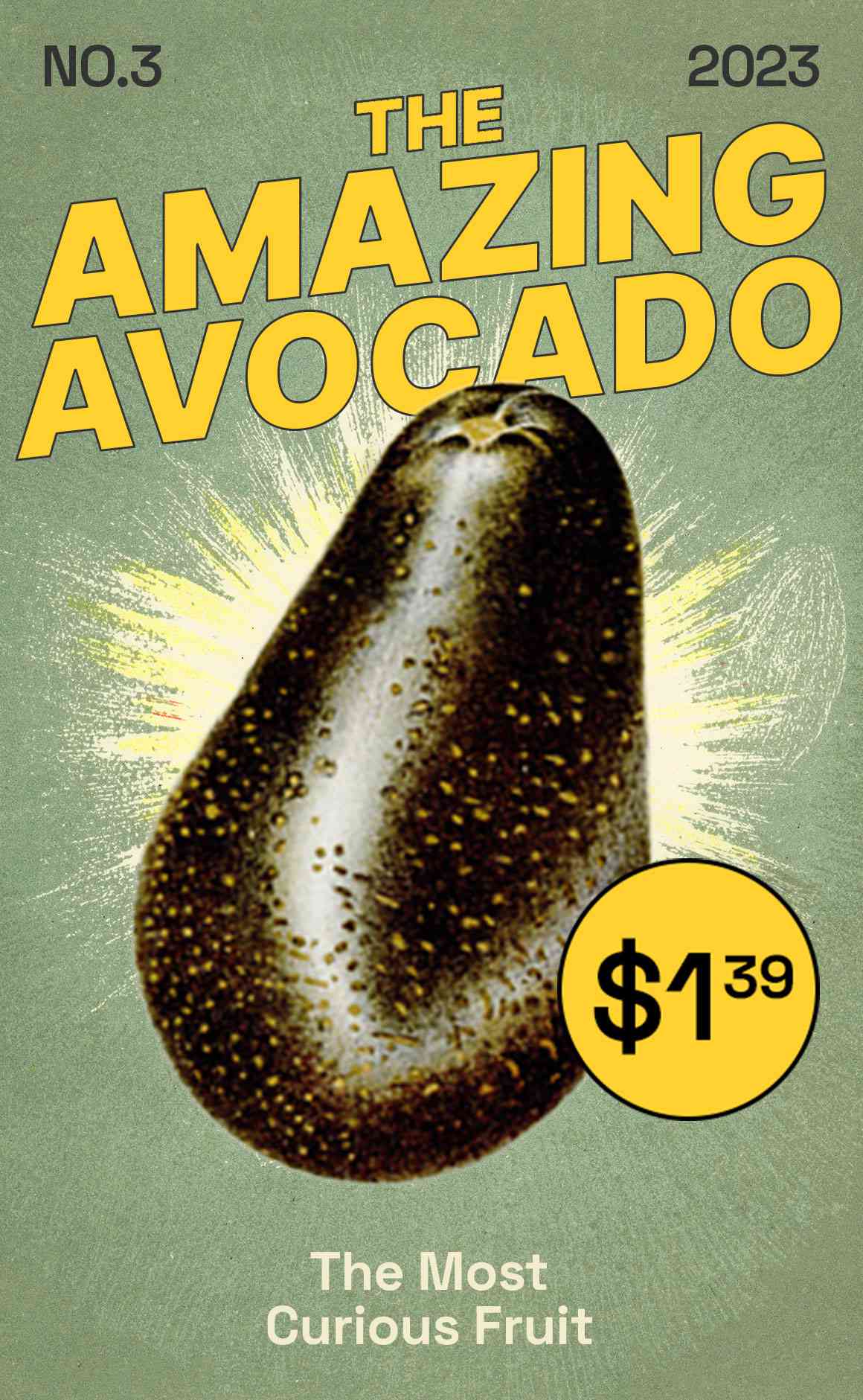 Pulp Ficiton cover of amazing avocado
