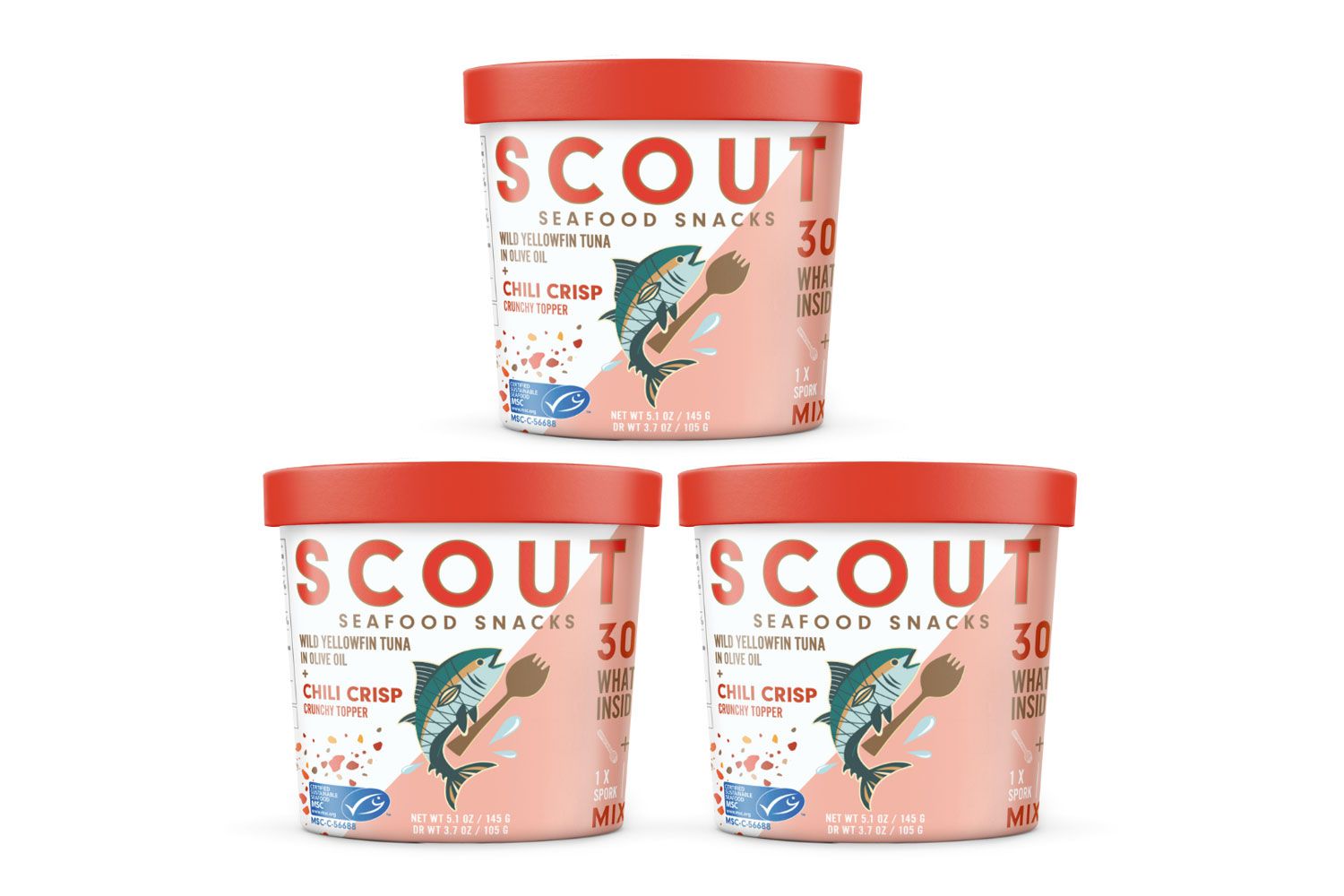 Scout Seafood Snacks Chili Crisp