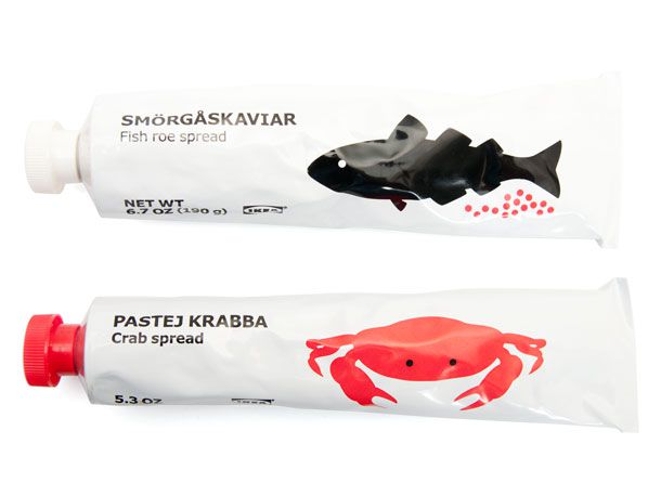 Smörgåskaviar和Pastej Krabba(鱼子酱和蟹酱)