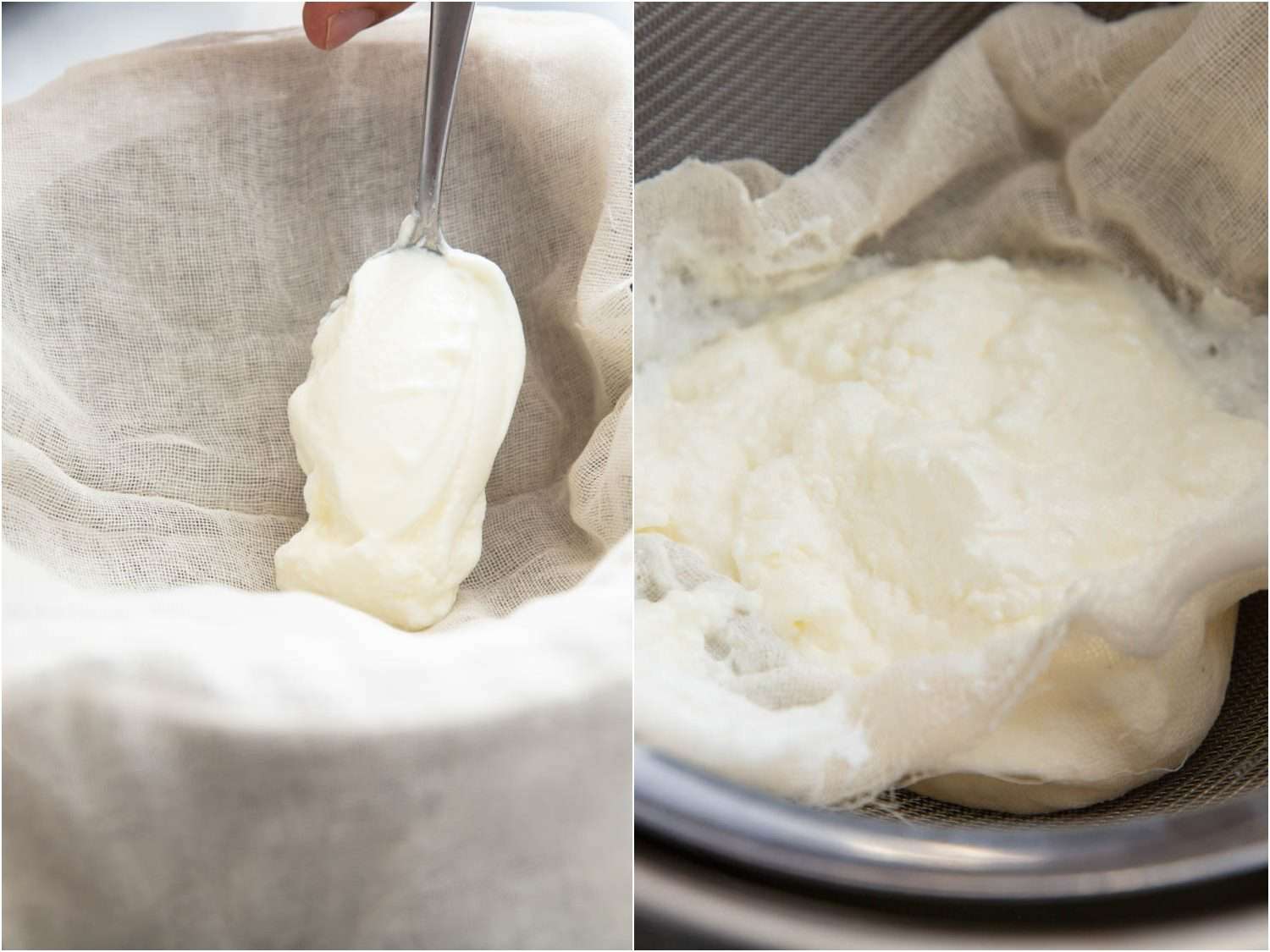 过滤自制酸奶，制作希腊风格的过滤酸奶。