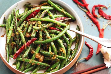 Sichuan Dry-Fried Green Beans