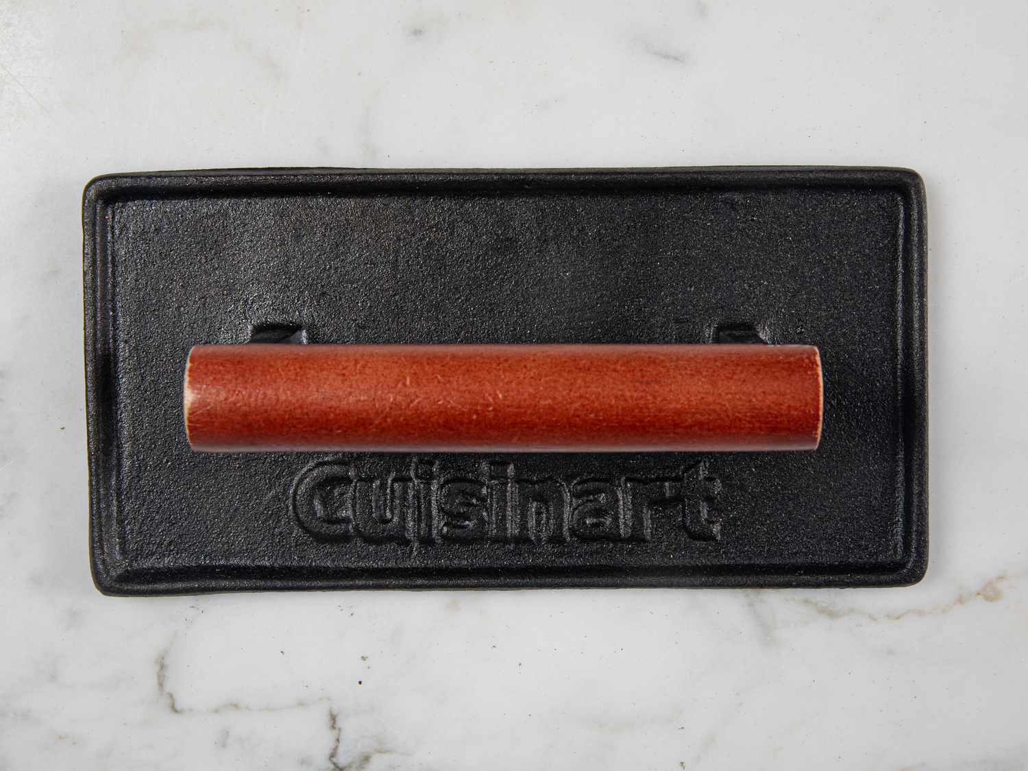 cuisinart grill press on marble surface