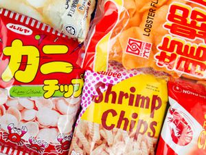Shrimp chip bags