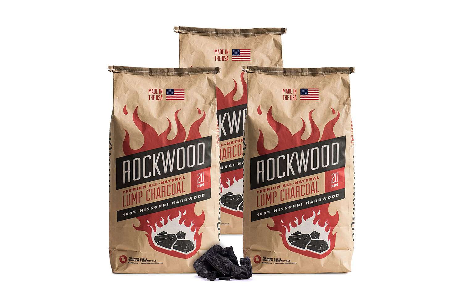 Rockwood All-Natural Hardwood Lump Charcoal