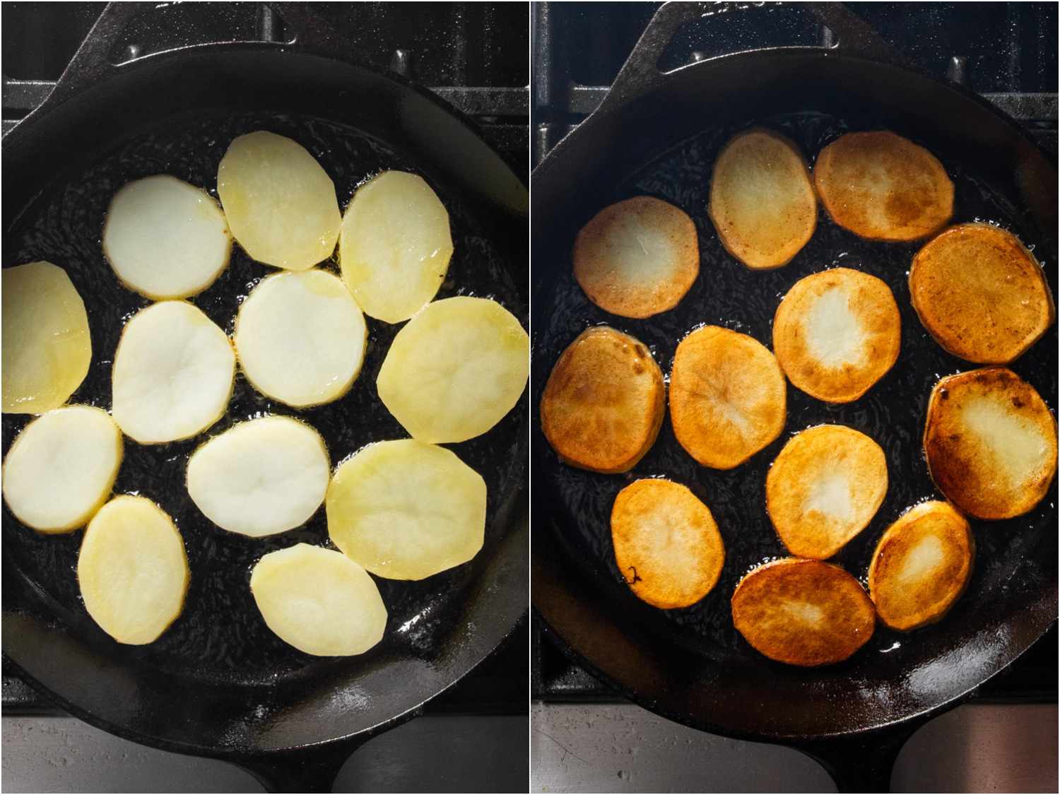 里昂土豆的布朗宁土豆片