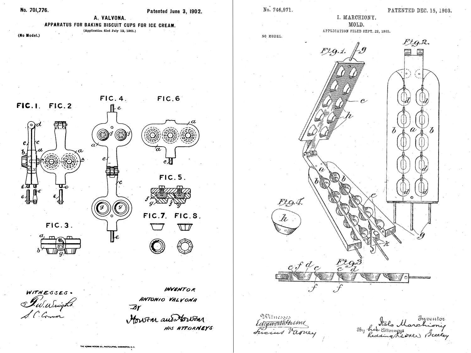 两种专利的专利和合成的混合在一起