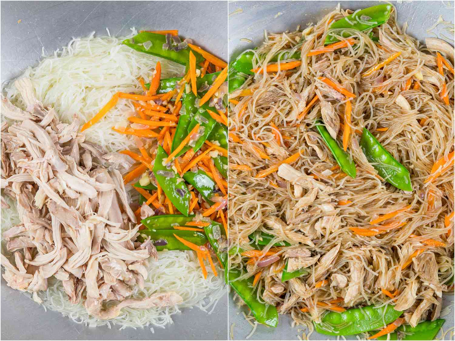 完成了pancit bihon