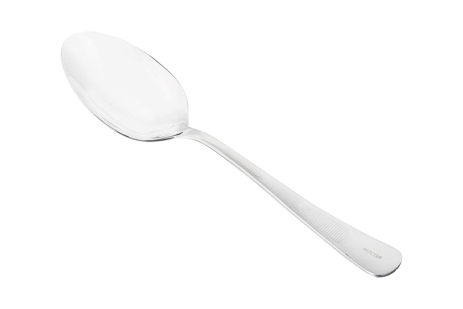 Mercer Culinary 18-8 Stainless Steel Plating Spoon with Solid Bow