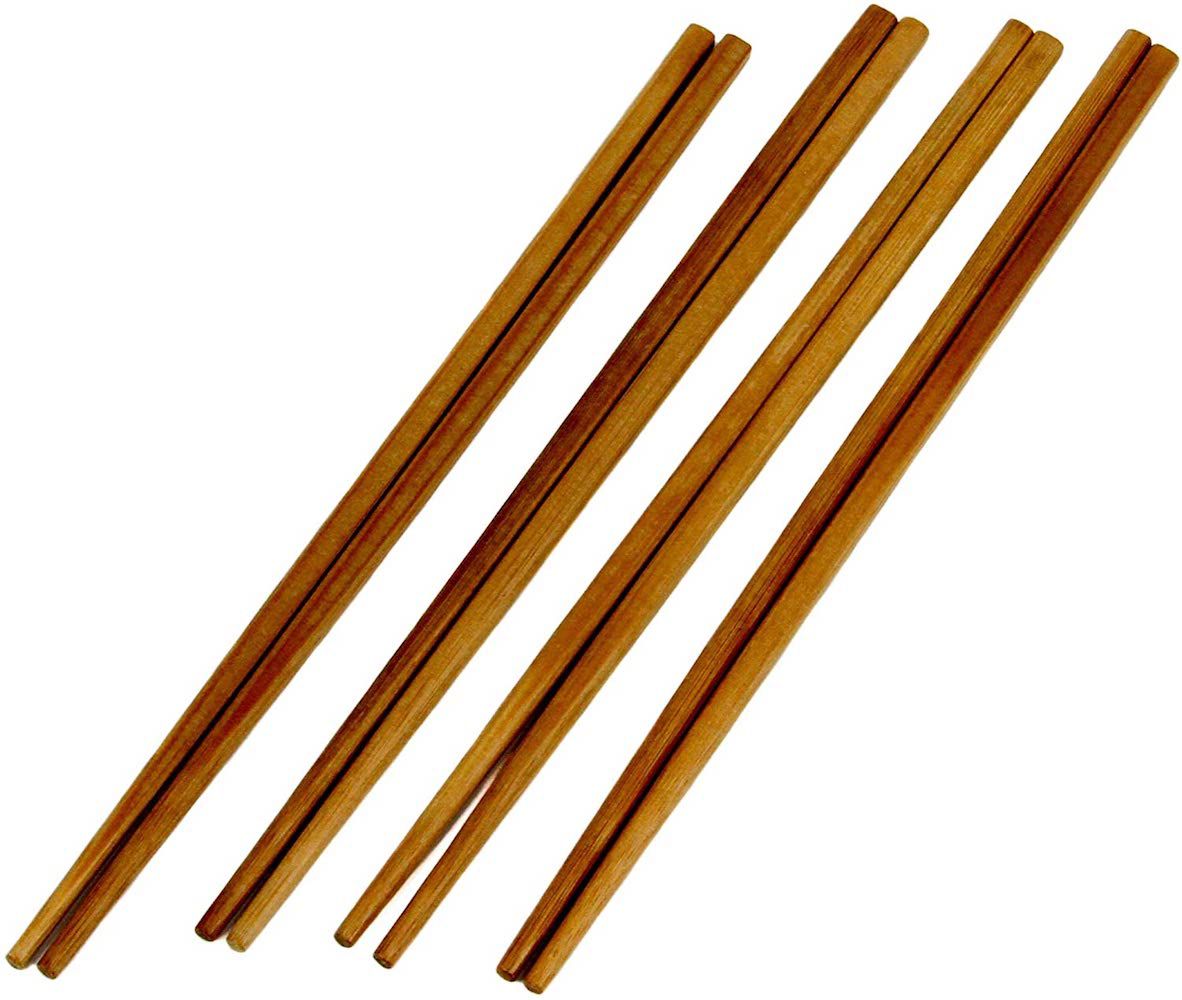厨师手工竹筷，一套四支
