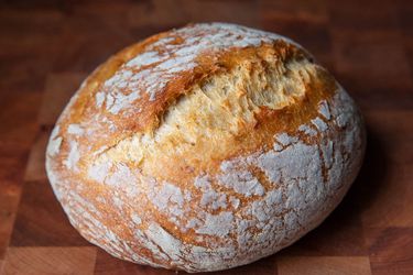 一张烤面包面包的面包