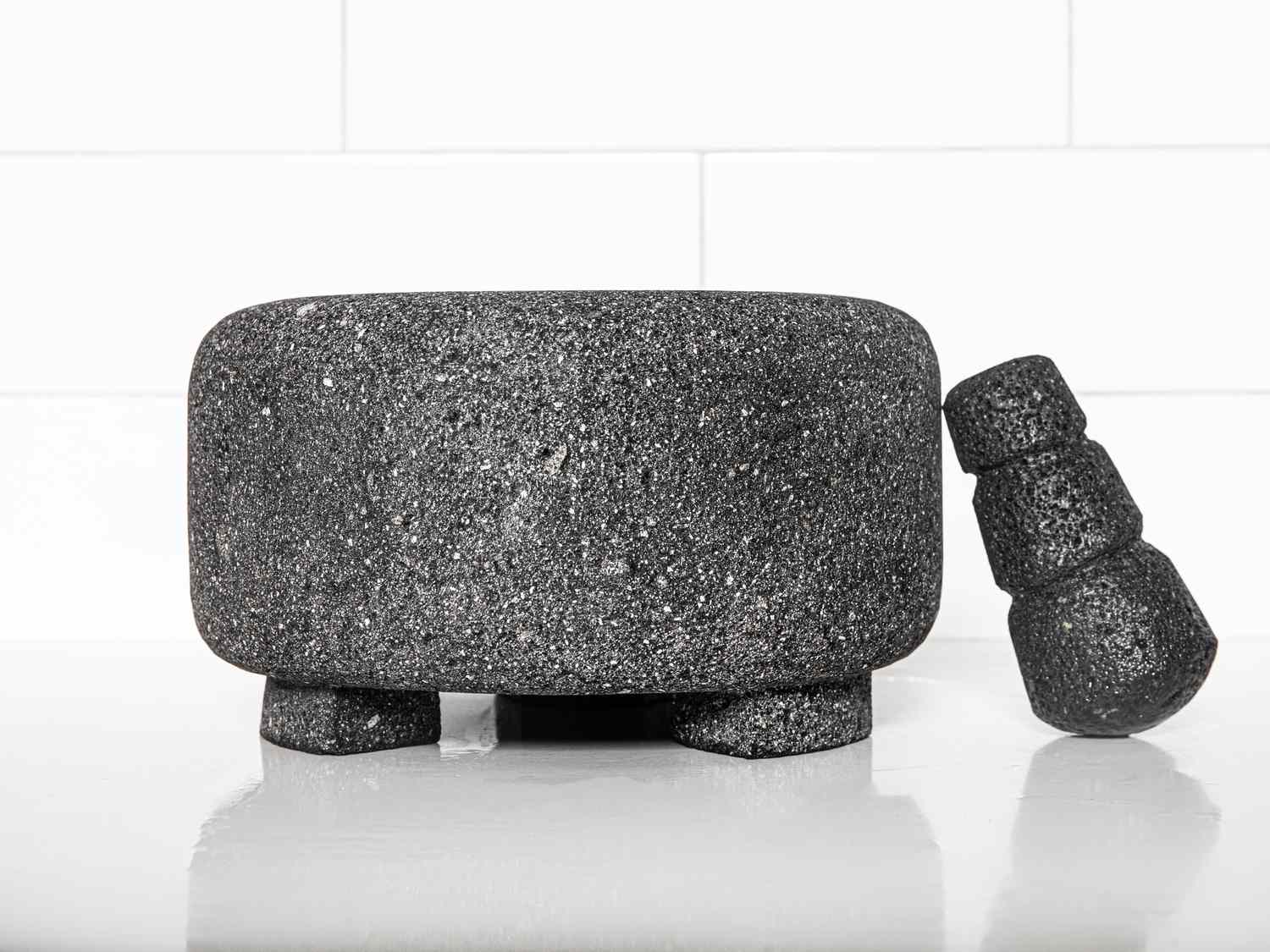 molcajete的侧视图