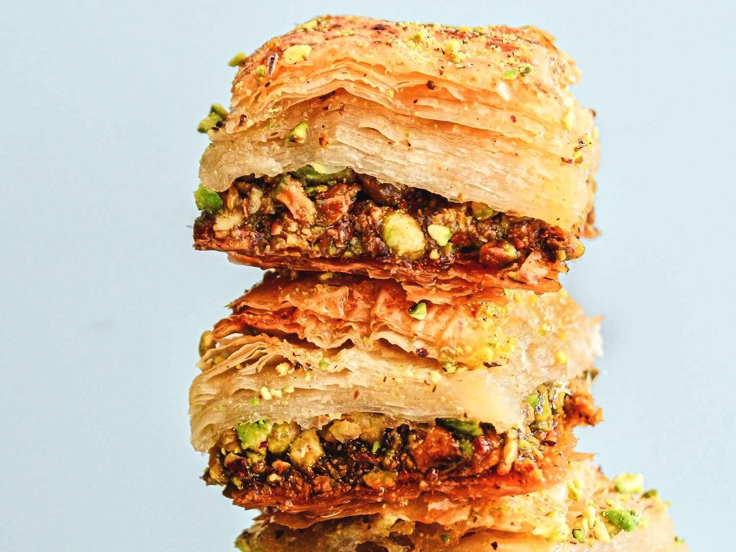 Stack of baklava