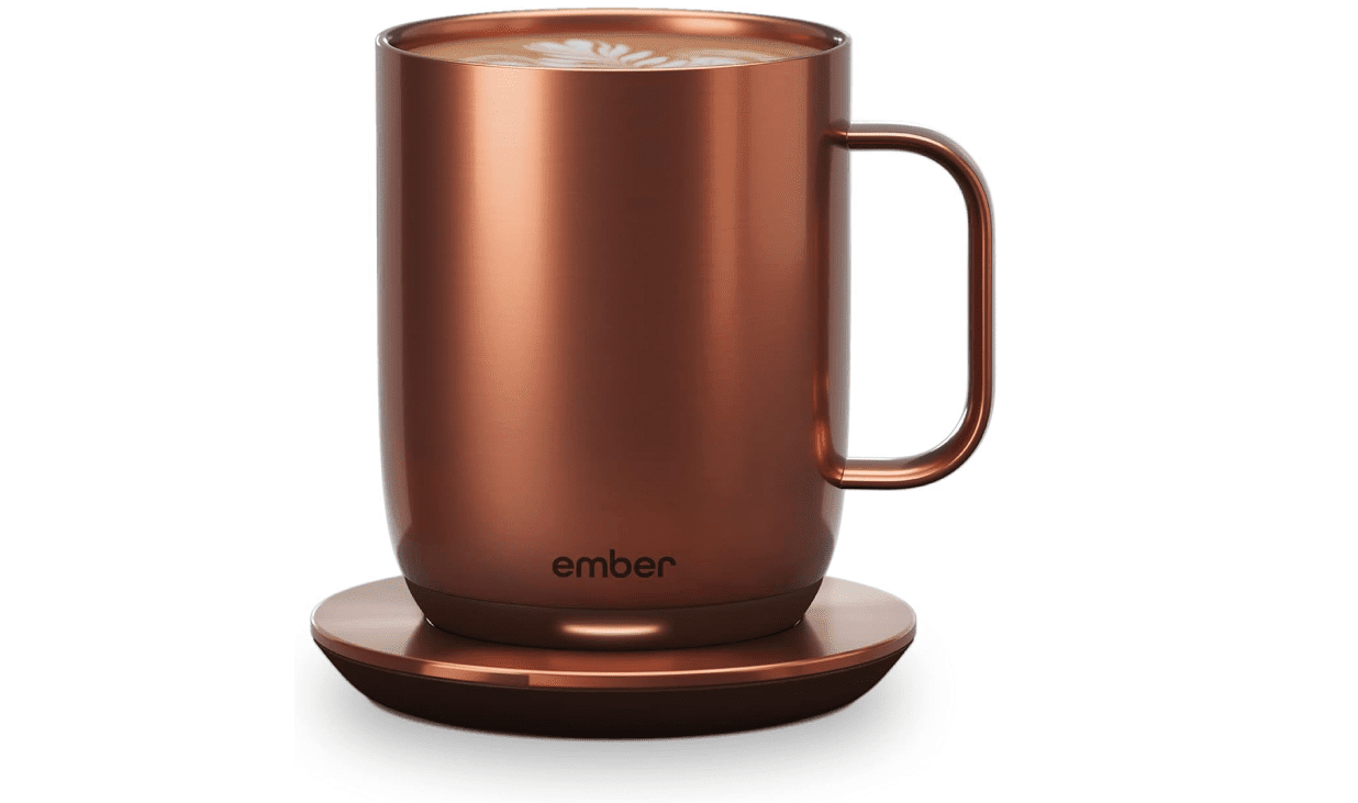 a copper Ember mug