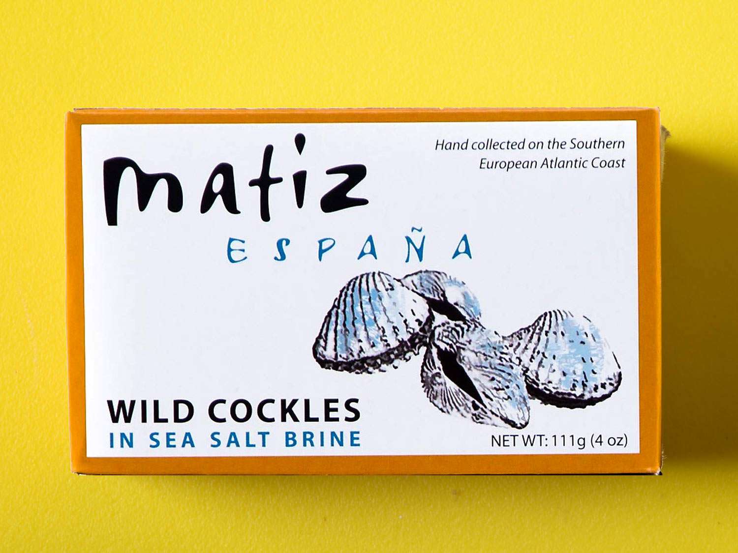 包装的Matiz wild cockles.