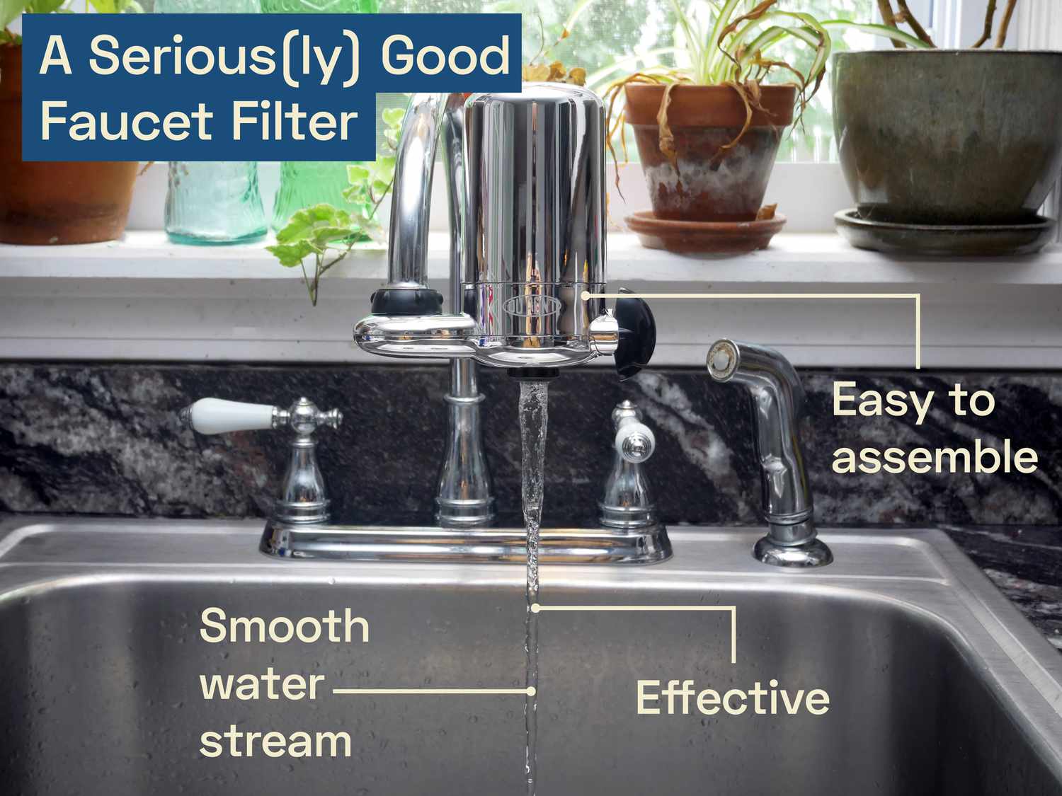 the dupont filter was easy to assemble, effective, and had a smooth water stream