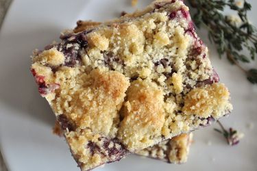 Concord Grape-Thyme Bars