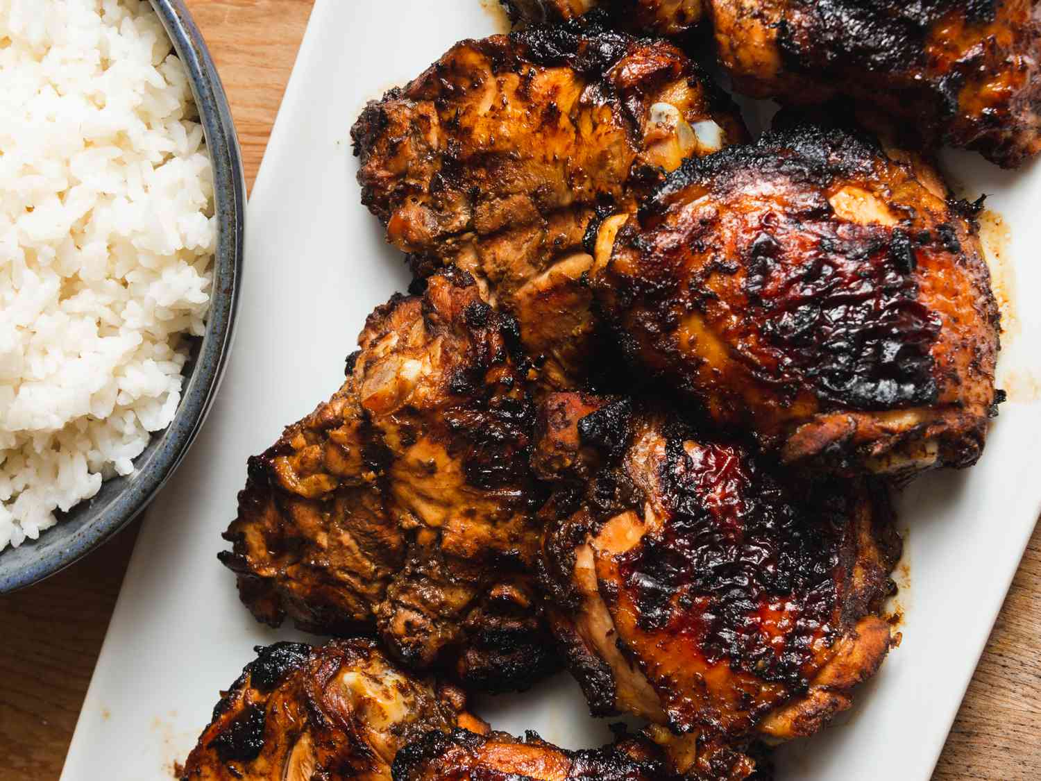 grilled tamarind chicken thighs