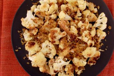 roasted cauliflower with bread crumbs