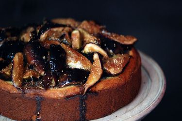 Rosemary, Honey, and Fig Cake