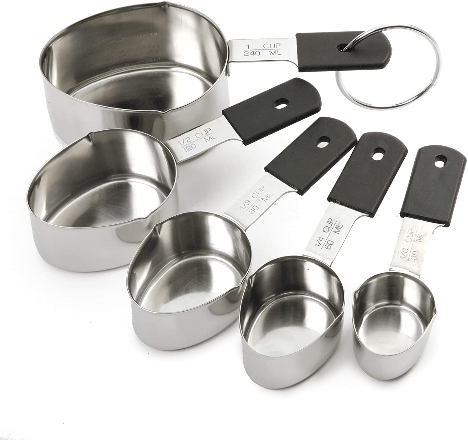 Norpro Stainless Steel Measuring Cups (Set of 5)