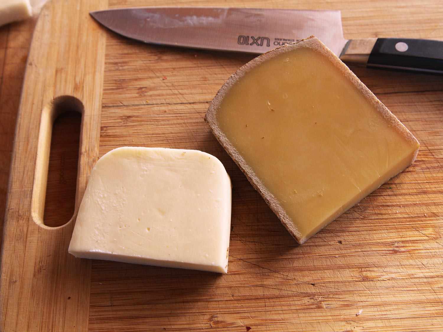 Comté and Gruyère cheeses