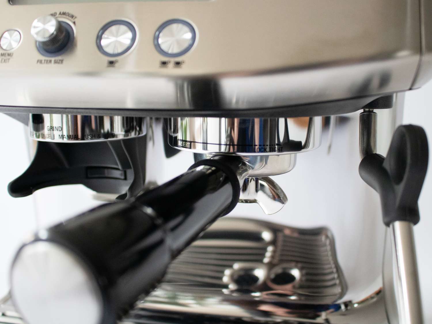 the Breville Barista Express espresso machine