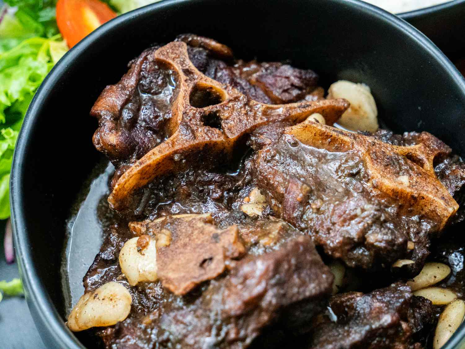 Close up of oxtail