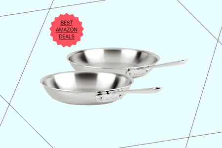 All-Clad 10 and 12-inch Stainless Steel Skillet Set