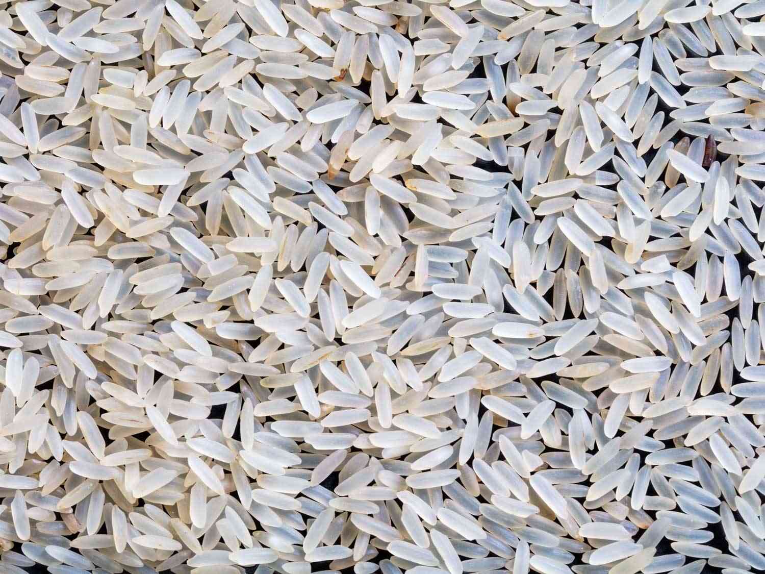 特写超长粒半煮米