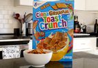 Box of General Mills' Cinnagraham Toast Crunch cereal on a kitchen counter