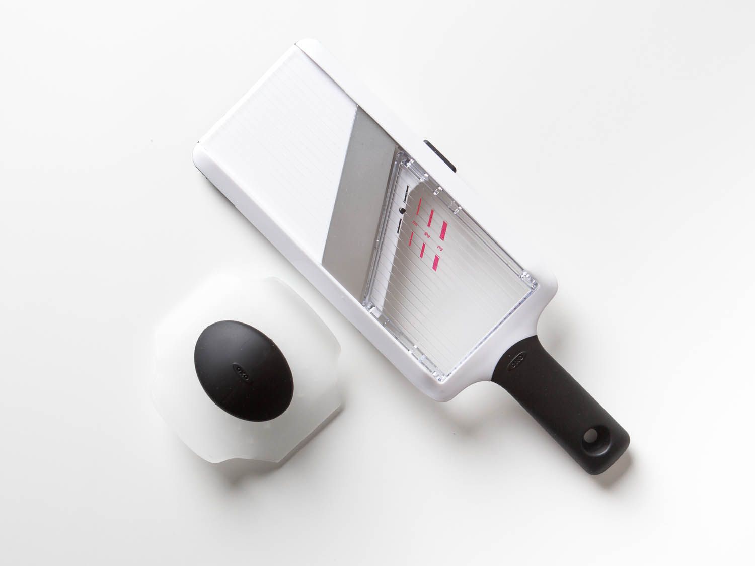 OXO handheld slicer on countertop