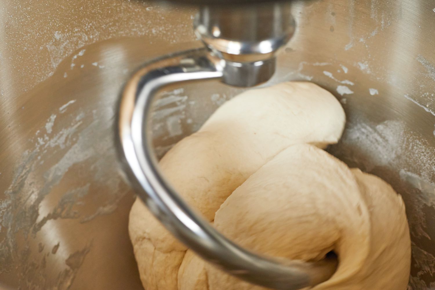 GE Profile mixer kneading dough