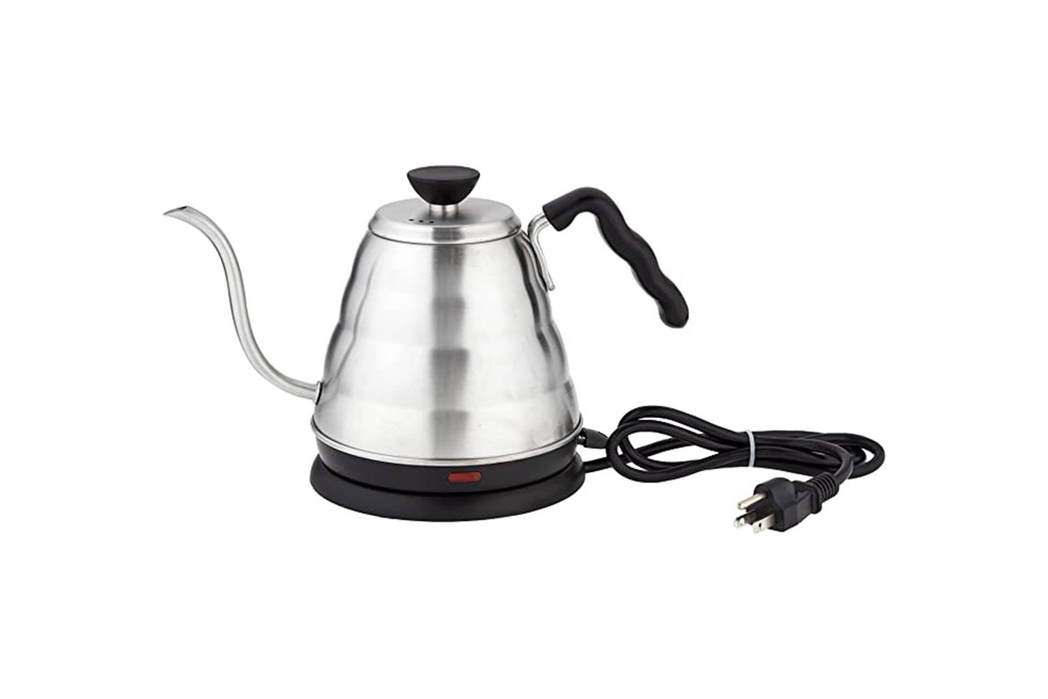 Hario V60 "Buono" Drip Kettle Electric Gooseneck Coffee Kettle 800 mL, Stainless Steel, Silver