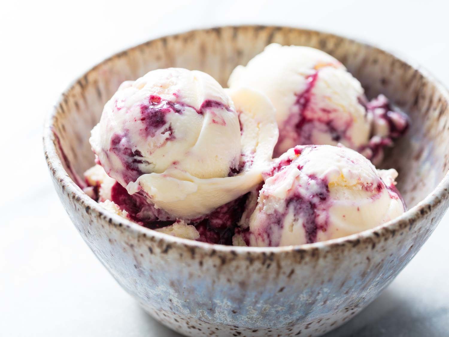 blueberry ripple ice cream