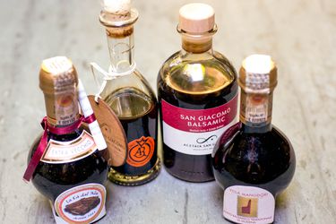 An assortment of vinegars