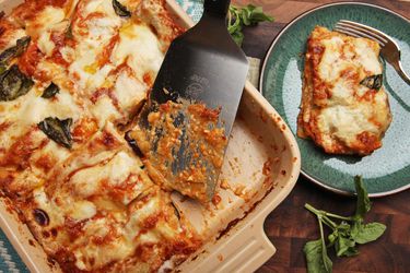 Zucchini and eggplant lasagna