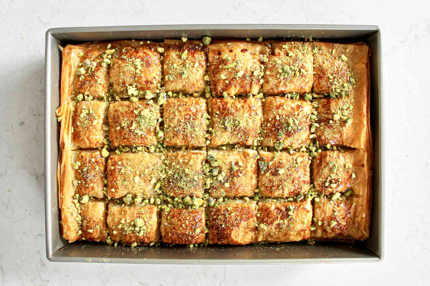 Finished baklava