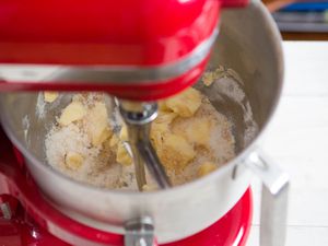 stand mixer creaming butter and sugar